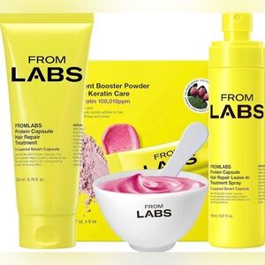 Korean Haircare Fromlabs Protein Capsule Hair Repair Trio